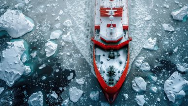 Ice Navigation and Polar Code